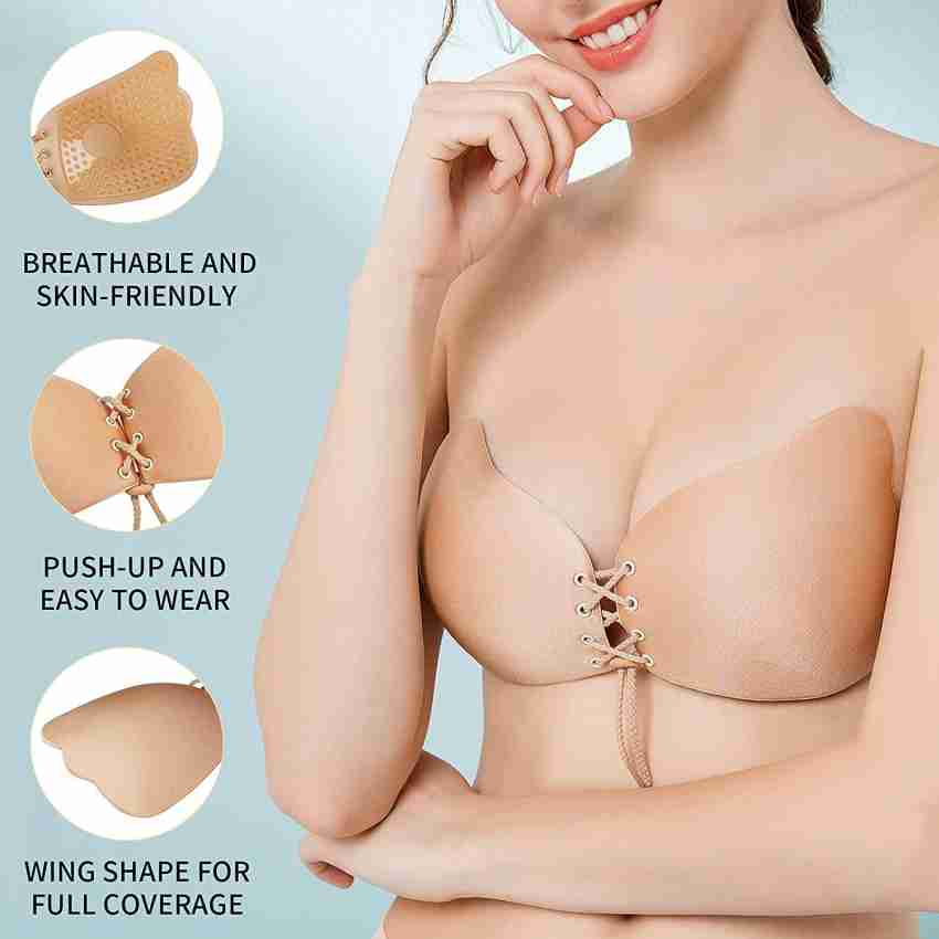 Buy EDAL Women's Self Adhesive Push Up Bra Cup ABCD Stick On