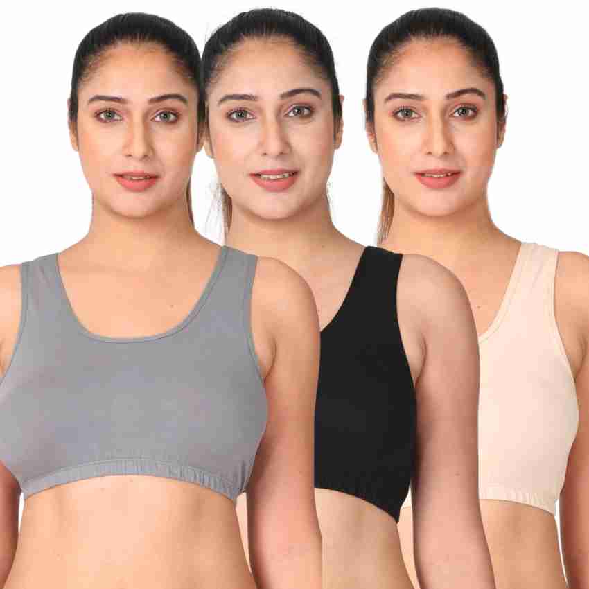 Adira Pack Of 3 Sleep Bras Women Everyday Non Padded Bra - Buy