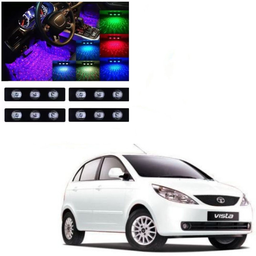 AUTOGARH Interior Ambient Star Lights For Tata indica vista Car