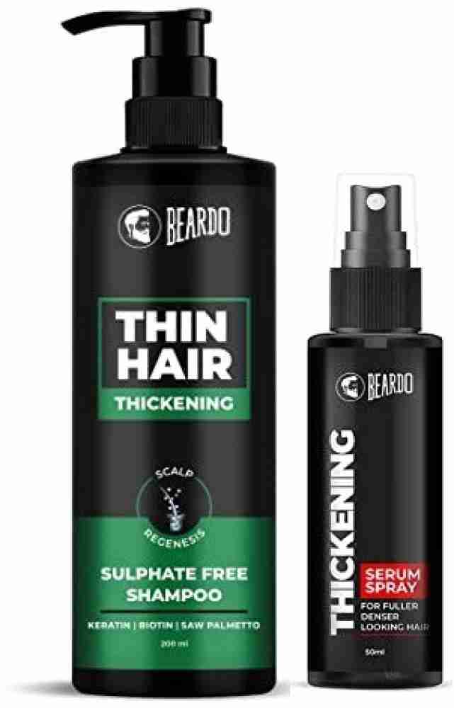 BEARDO Hair Thickening Sulphate Free Shampoo (200ml) and