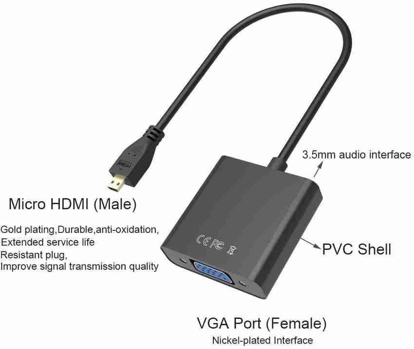 Micro hdmi usb hotsell kabel