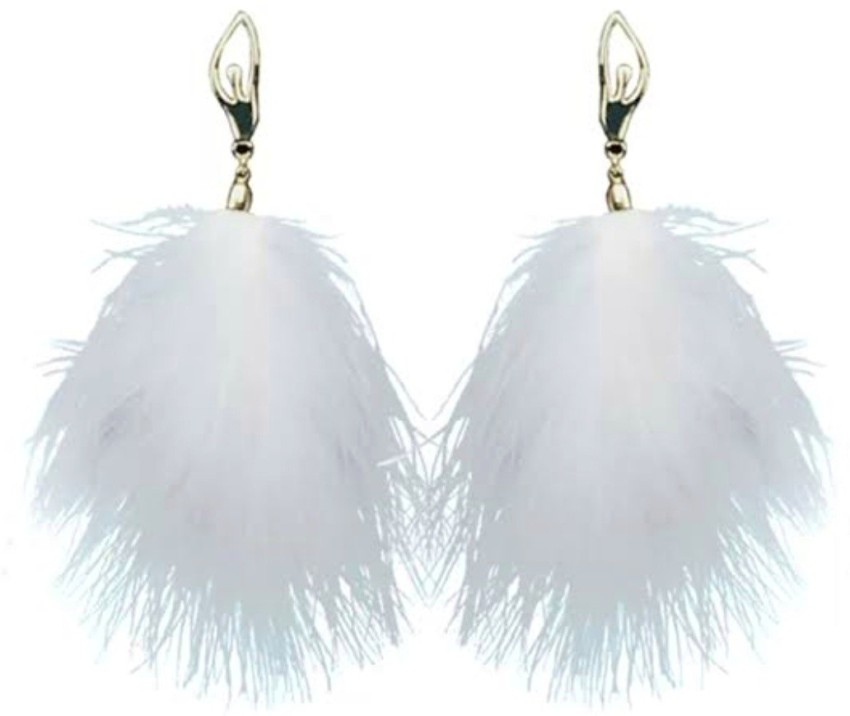 Feather earrings hot sale online flipkart