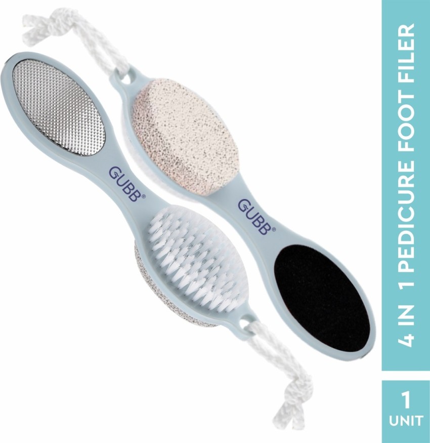 GUBB Multipurpose 4 in 1 Pedicure Exfoliator Tool with Foot