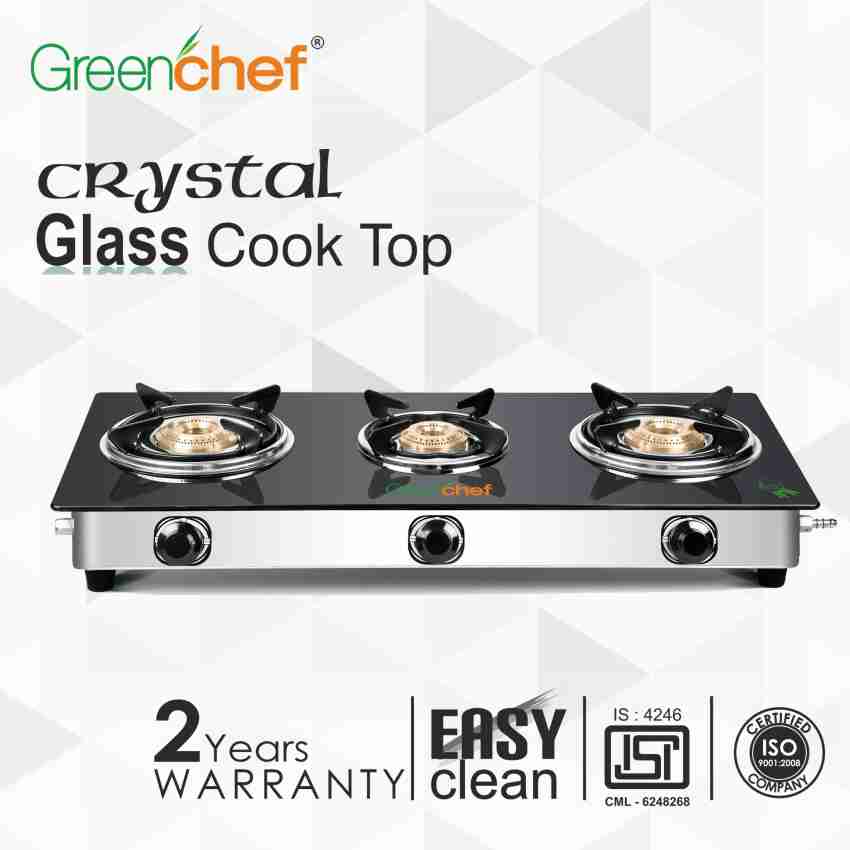 3 burner gas stove greenchef