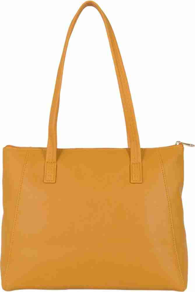 Baggit mustard yellow solid sling online bag