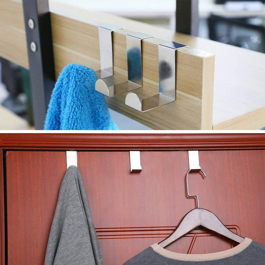 Getko With Device Over Door Hook Stainless Steel Cupboard Drawer Metal Hooks Hanger pack of 2 Door Hanger Price in India Buy Getko With Device Over Door Hook Stainless Steel Cupboard