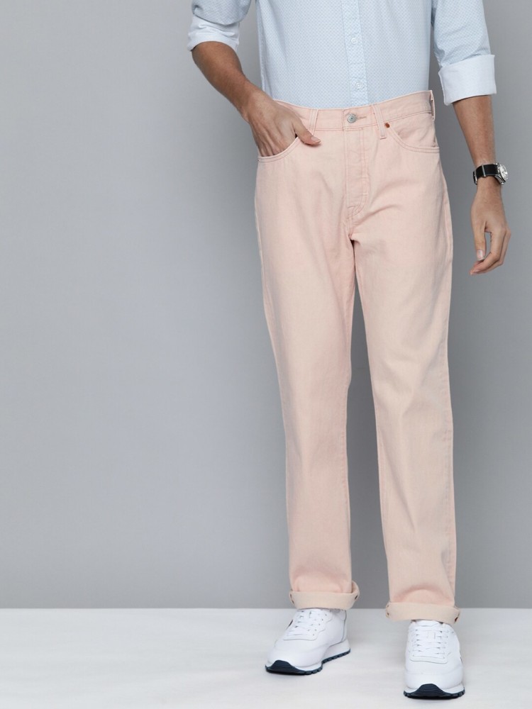 LEVI S 501 Men Pink Jeans Buy LEVI S 501 Men Pink Jeans Online at Best Prices in India Flipkart