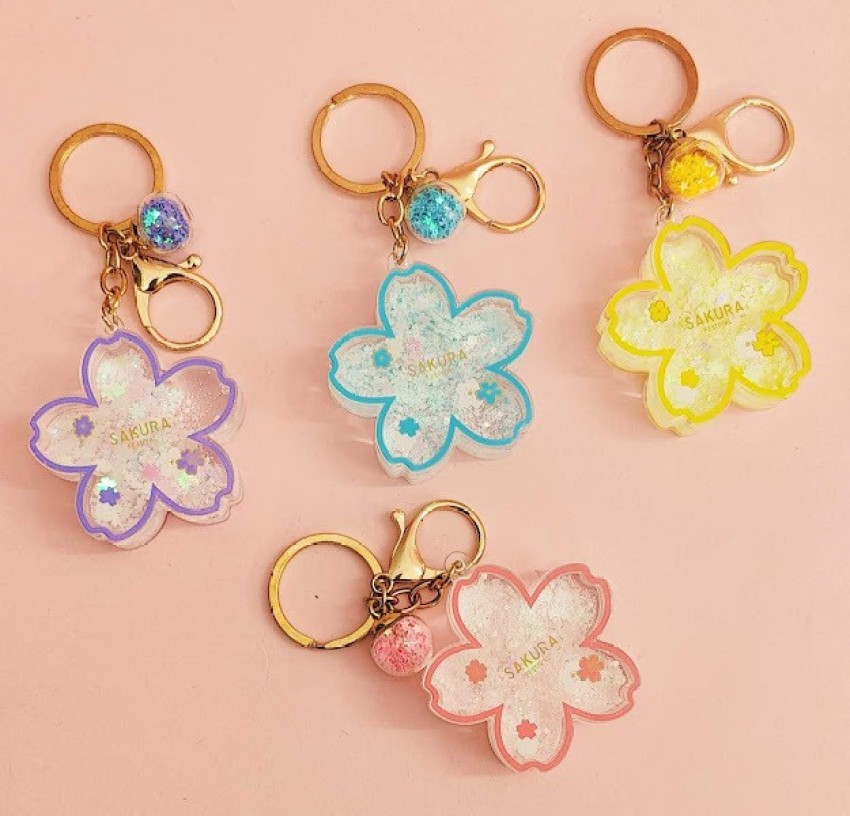 TERA 13 (1 piece keychain for girls water glitter keychain for kids stylish  keychain for girls return gifts keychain for kids