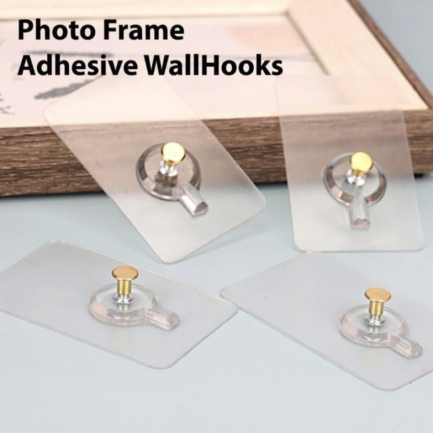 sunvadiya 14 Pcs Self Adhesive Hooks for Hanging Photo frame, Used for Home  Hook 14 - Price History
