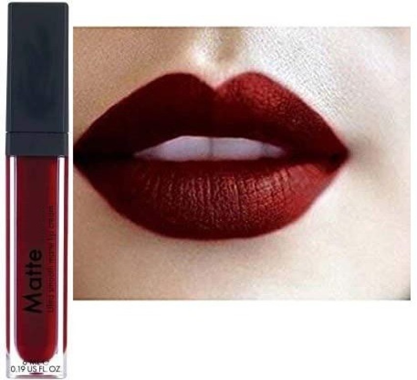 Buy NEUD Matte Liquid Lipstick Red Kiss (52), Get Free Lip Gloss