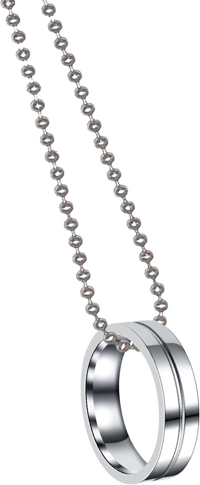 Metal 2024 ring necklace