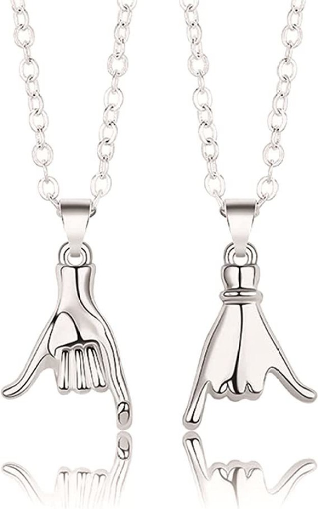 Best friend deals promise necklaces