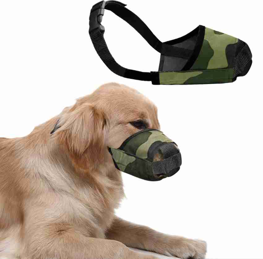 Western Era Camouflage Dog Muzzle Adjustable Soft Breathable