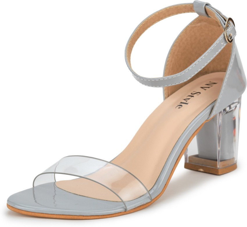 Strappy grey heels new arrivals