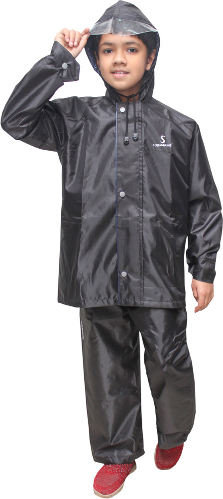 Boy in raincoat on sale