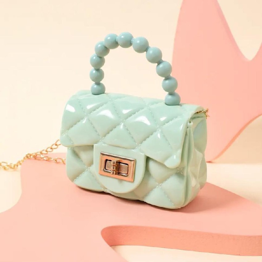 TRIFECTA Multicolor Sling Bag Mini Jelly Purse Flap Handbag