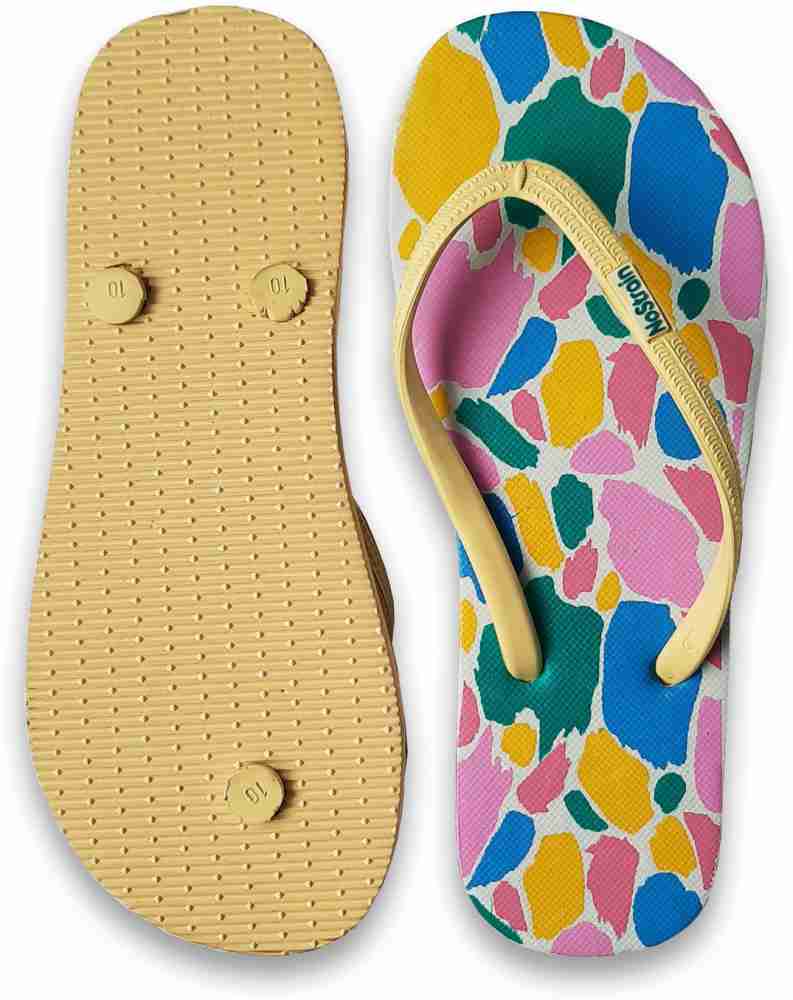 Buy NoStrain Flip Flop Women Rubber Slippers Printed Hawaii