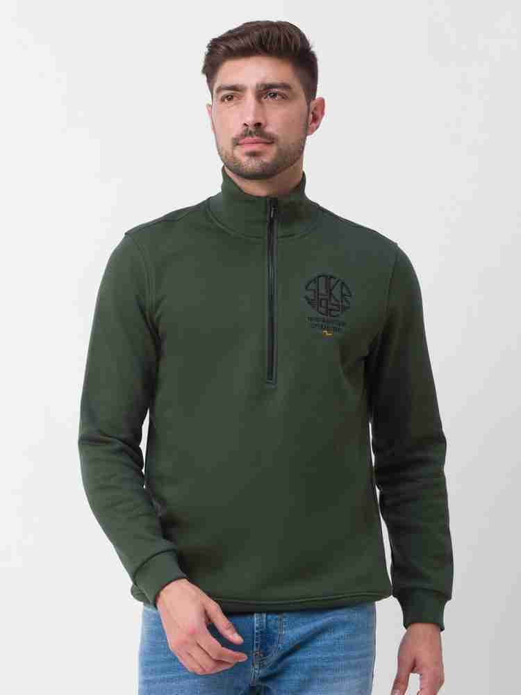 Spykar sweatshirt with outlet zipper