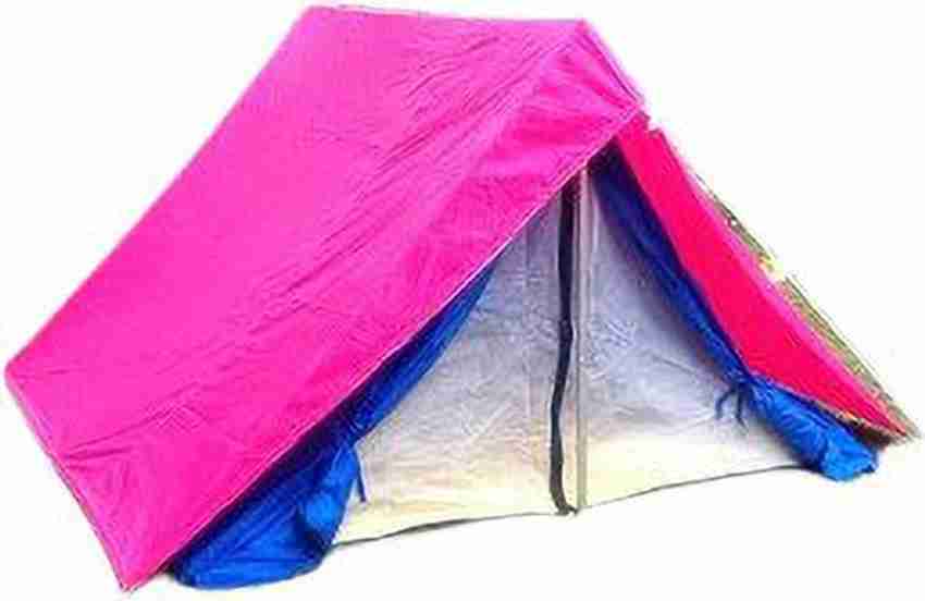 Pink top camping tent