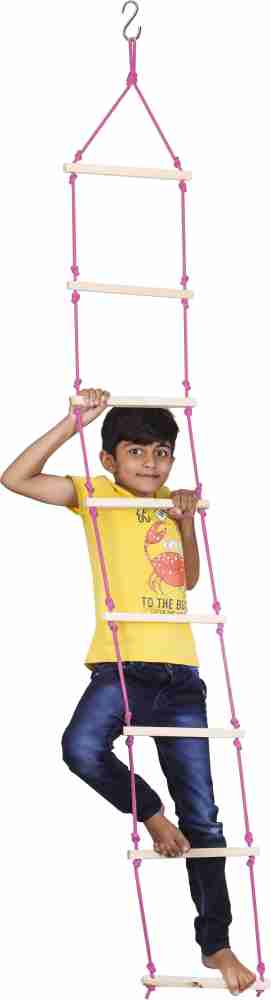 JD ENTERPEISE Rope Ladder for Kids for Physical Activity, Climbing Ladder  for Indoor Outdoor - Rope Ladder for Kids for Physical Activity