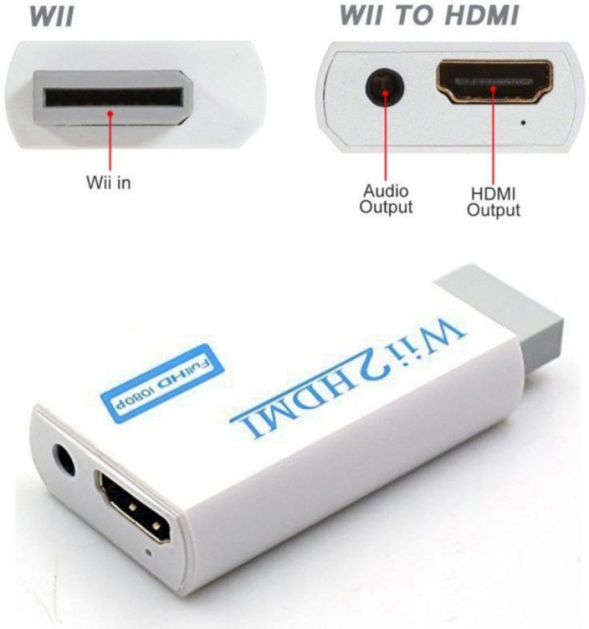 Wii HDMI adapter wit 