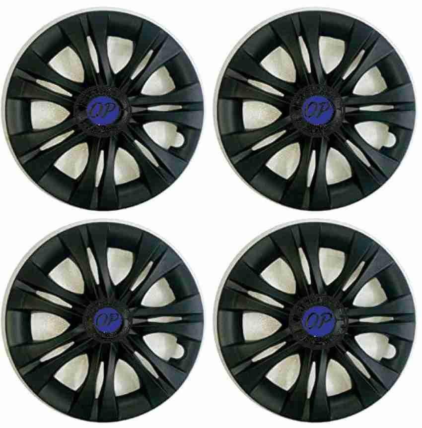 CuboDePlato Delta Black For 15In Punch Wheel Cover For Tata