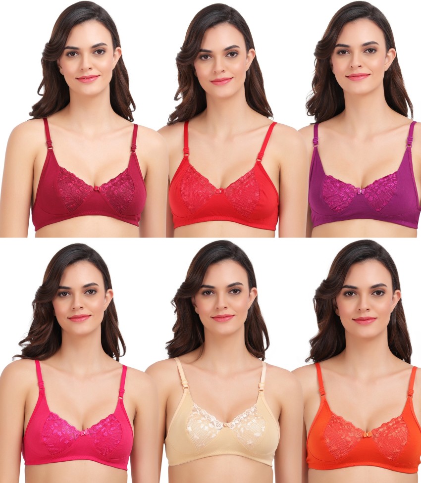 aoksee Women's Bras on Clearance Front Clasp Bra Adjust-able Push
