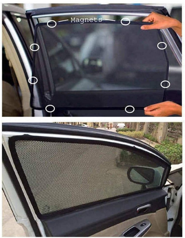 Magnetic window store shades car