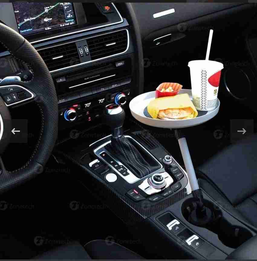 Car tray for store passenger seat