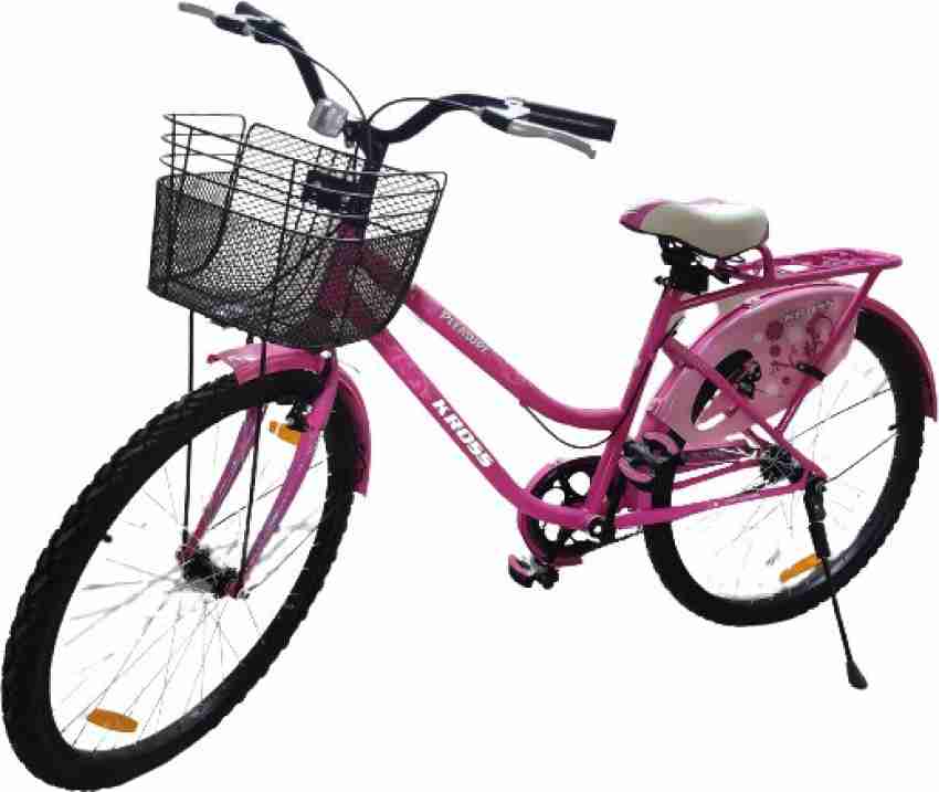 Pink ladies 2025 bike with basket