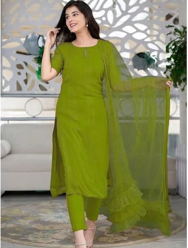 Flipkart green kurti best sale