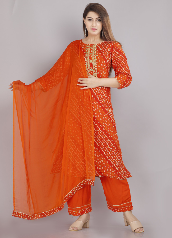 Shree Hari creation Women Kurta Palazzo Dupatta Set Buy Shree