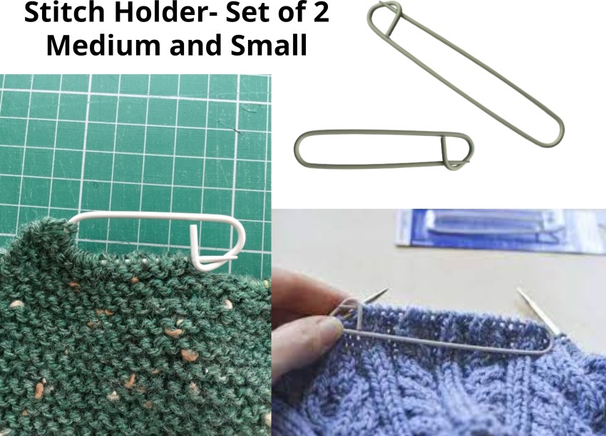 12pcs Knitting Stitch Holder Set, 6 Sizes Colorful Yarn Stitch Holder Set  Needles Practical Knitting Crochet Tools For Manual DIY Blankets Knitting Pr