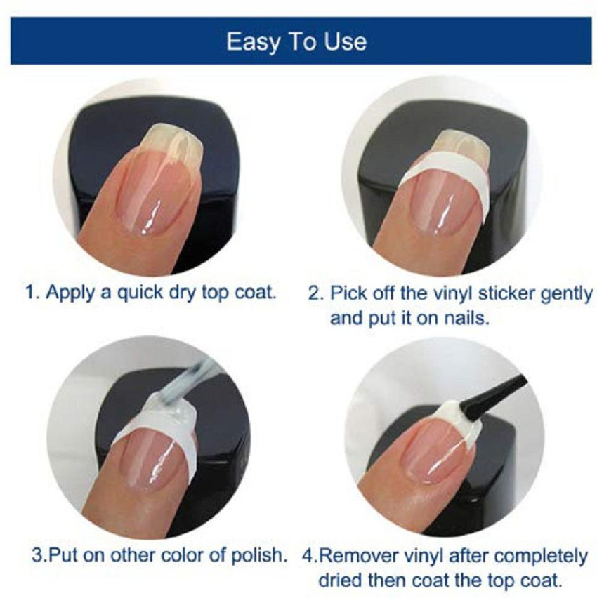 French pedicure store stickers