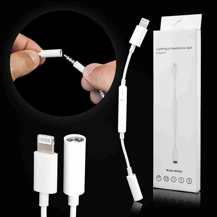 IMMUTABLE White Lightning To Headphone Jack Adapter Model Mh020
