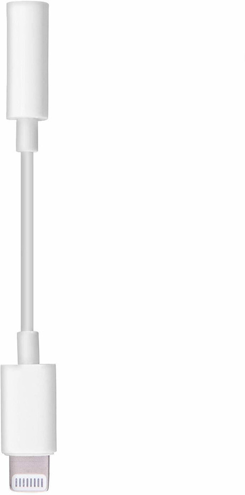 ENMORA White Lightning Headphone Jack Adapter Connector Music