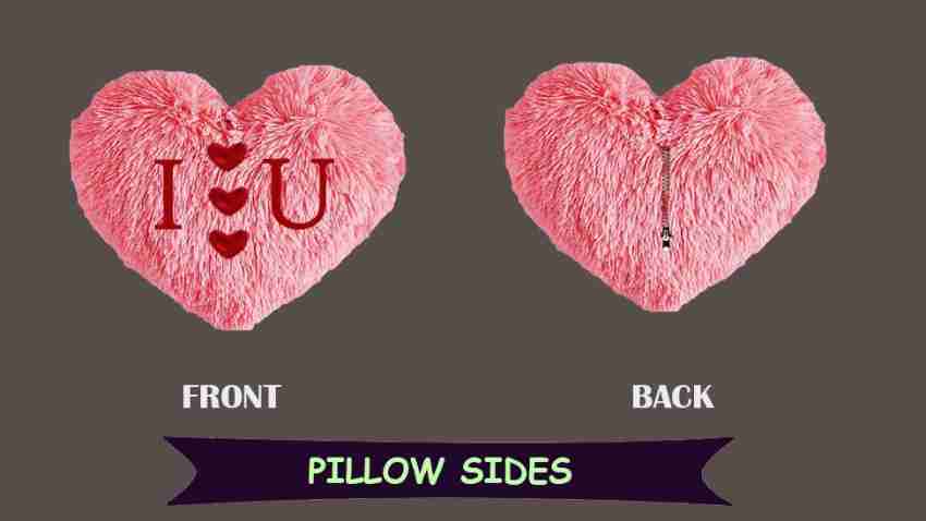 Love Throw Pillow Covervalentine's Day Pink Turquoise Heart Pillow