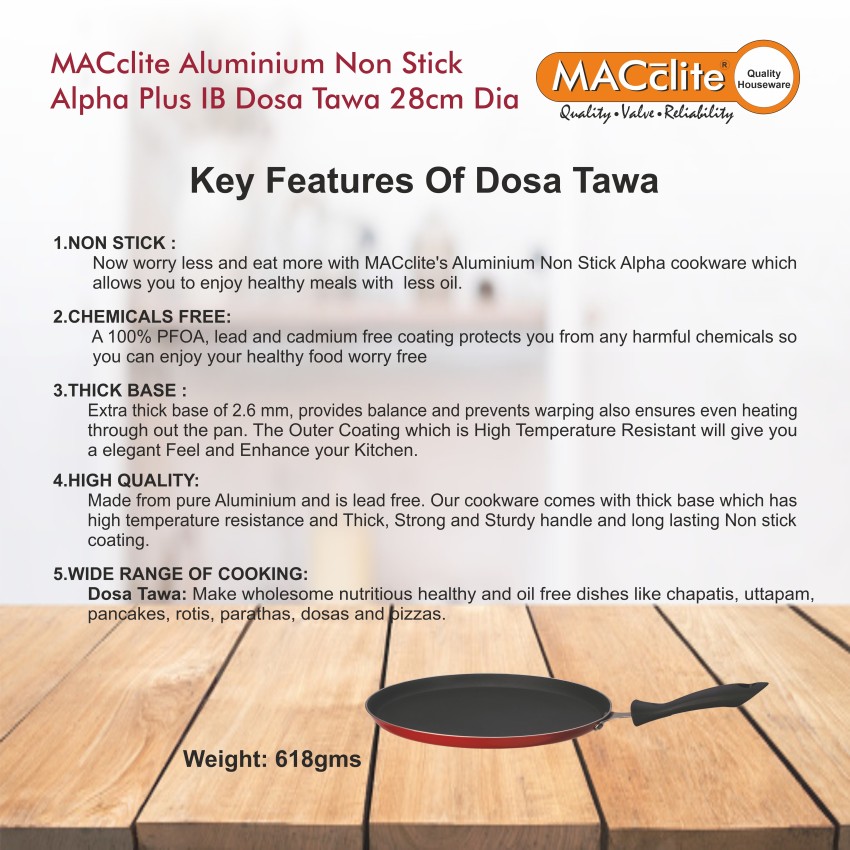 Buy Cast Iron Roti Tawa, 25CM Online at Best Price at MACclite- MACclite