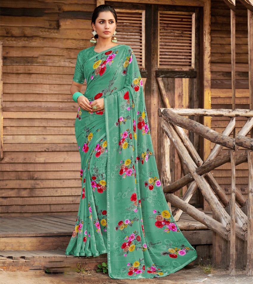 Flipkart online clearance shopping georgette sarees