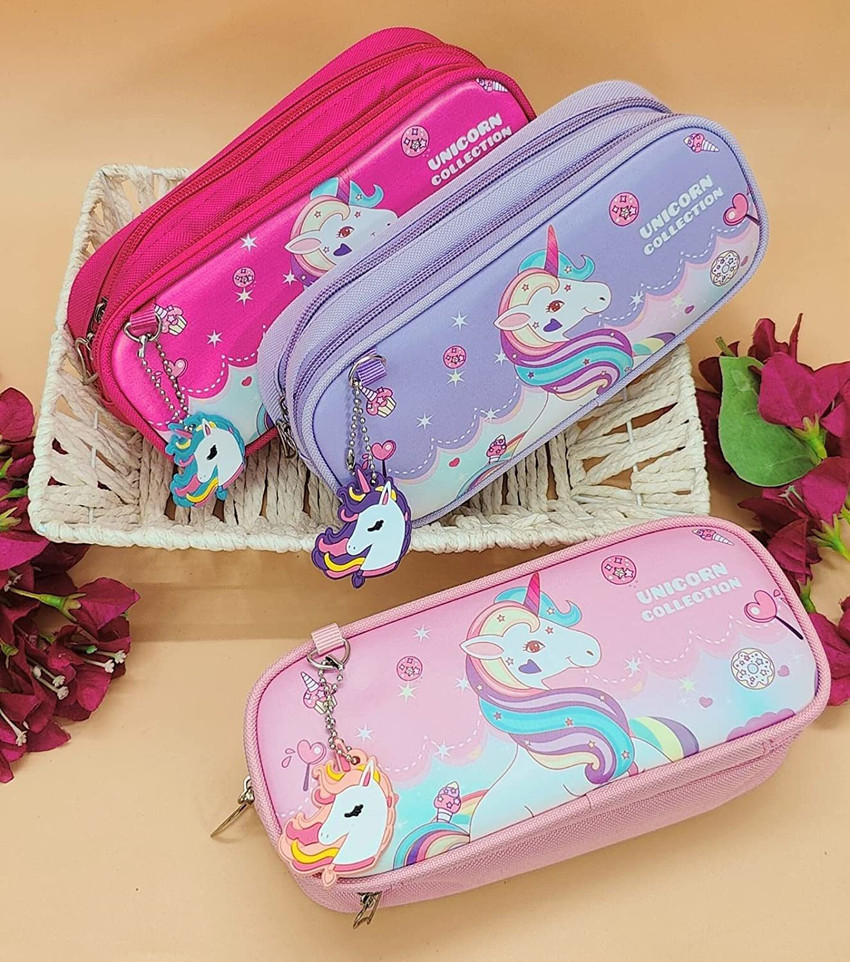 Tera13 Unicorn Pencil Pouch for Kids Girls Stylish Stationary Pencil Eraser Pouch Multi Price in India Flipkart