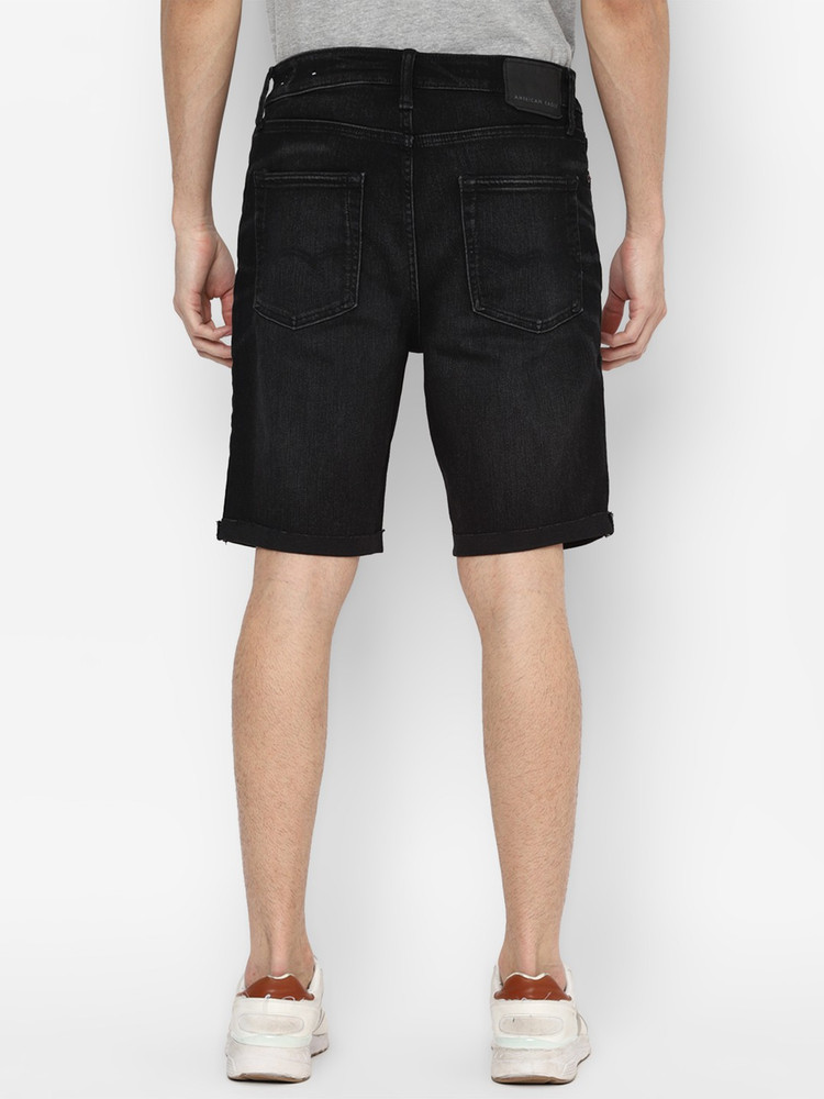 American eagle black outlet jean shorts