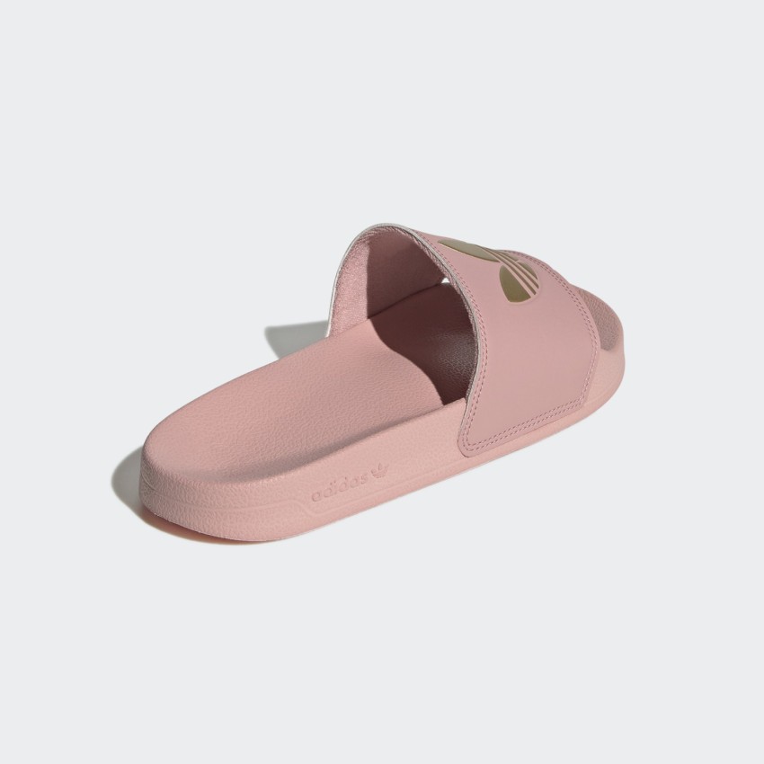 Lavender adidas slides hot sale