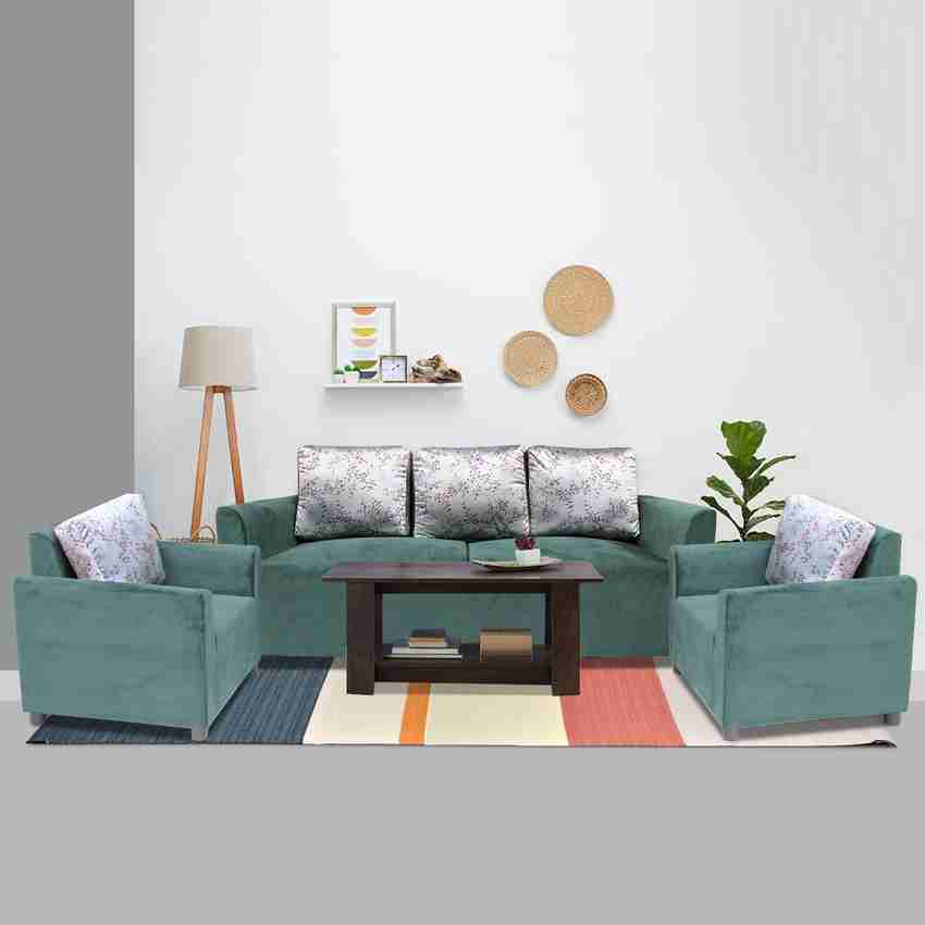 Flipkart Perfect Homes Borneo With 5 Cushions Fabric 3 1 1