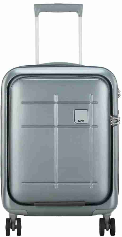 VIP ZORRO PRO AVT 59 SMALL LAPTOP COMPARTMENT Cabin Suitcase 8 Wheels 22 inch SILVER Price in India Flipkart