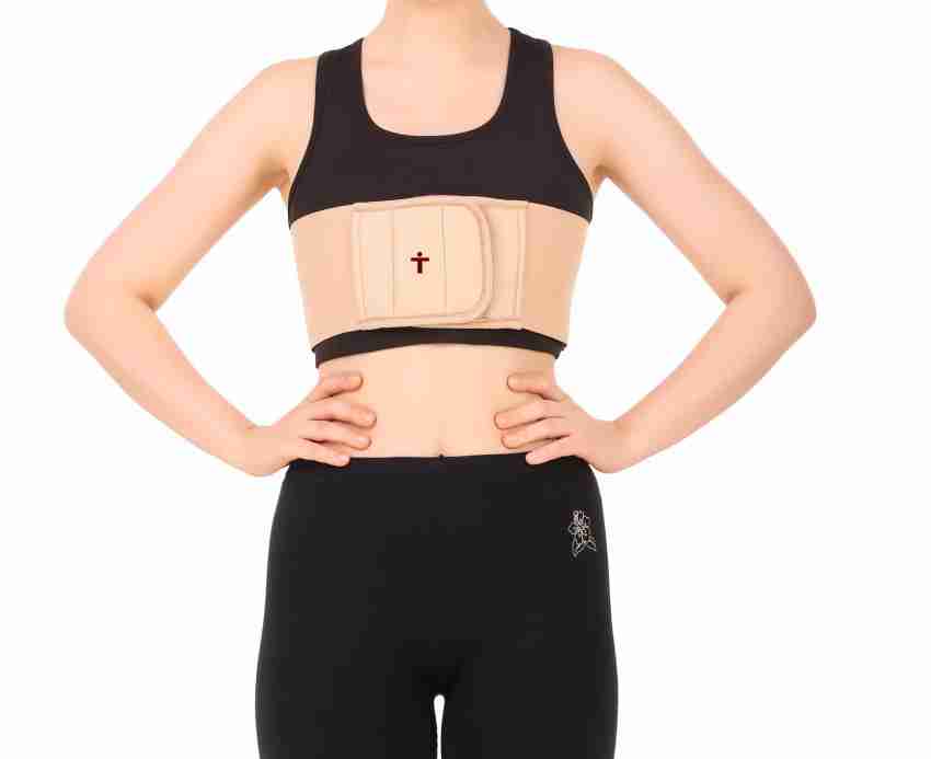 Rib Brace Chest Binder Belt for Men and Women, Breathable Rib Support Wrap  for Cracked, Fractured or Dislocated Ribs Protection, Compression Rib Cage