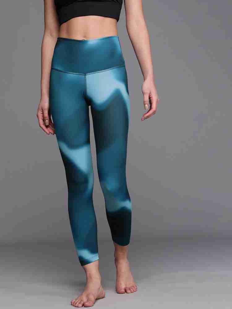 NIKE Printed Women Blue Tights - Buy NIKE Printed Women Blue Tights Online  at Best Prices in India