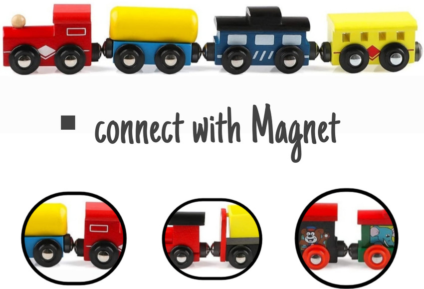 Magnetic train set best sale
