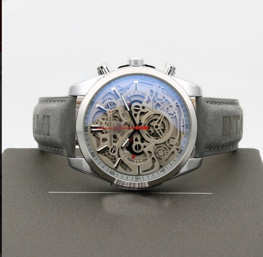 VILEN Tag Heur Classic Grey White Chronograph Watch For Men Tag Heur Classic grey White Chronograph Watch For Men Analog Watch For Men Buy VILEN Tag Heur Classic Grey White