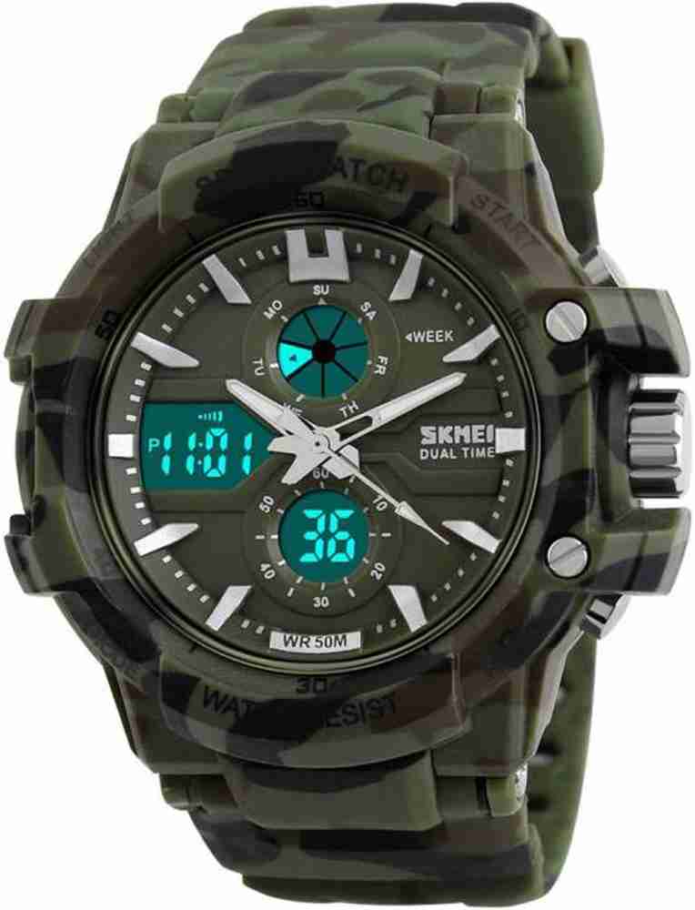 Skmei 0990 army discount