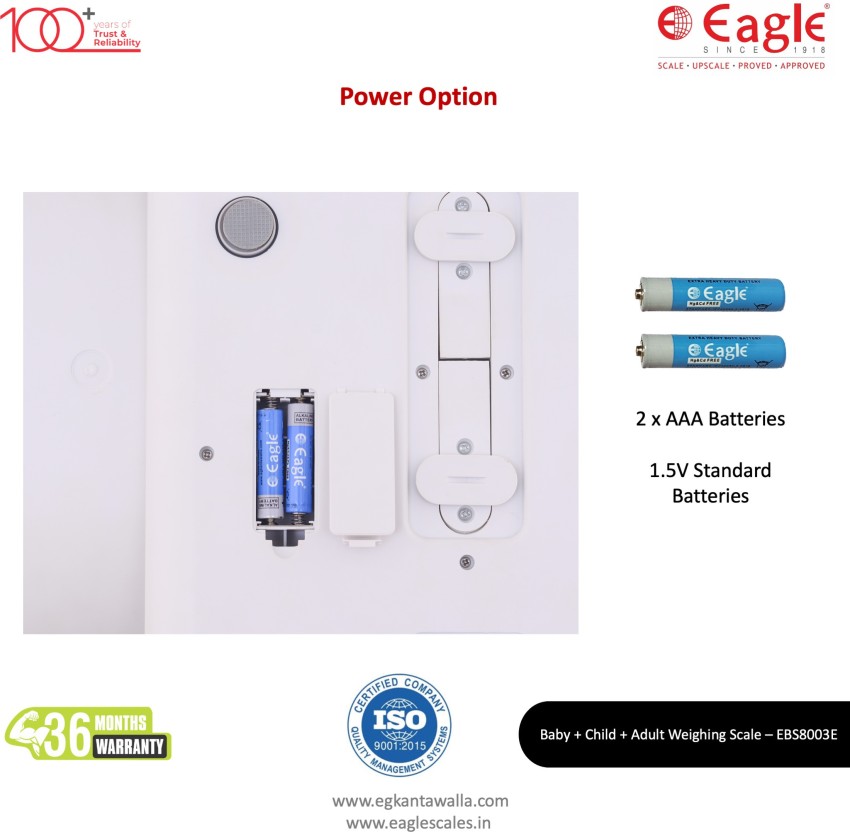 EASYCARE 3 in 1 Baby & Child-cum-Adult Weighing Machine